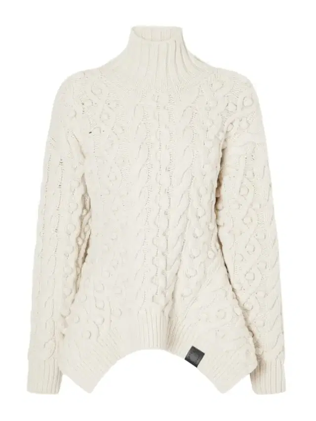 Stella McCartney Bobble Cable-knit Wool Turtleneck Sweater