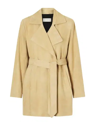 Nour Hammour Kerry Belted Suede Jacket | Thumbnail 1 Nour Hammour Kerry Belted Suede Jacket | Thumbnail 1