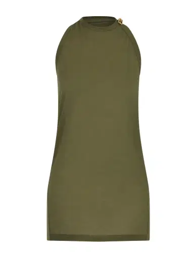 Balenciaga Cotton-blend Jersey Halterneck Top | Thumbnail 1 Balenciaga Cotton-blend Jersey Halterneck Top | Thumbnail 1