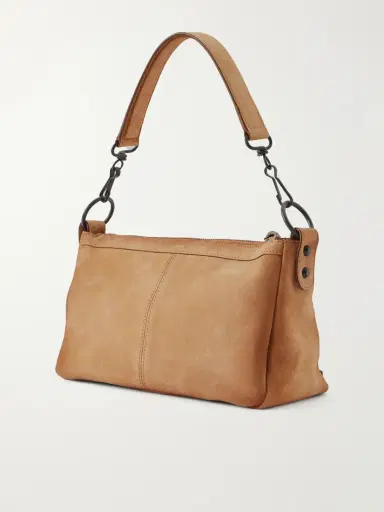 Balenciaga Le City Moto Mini Suede Shoulder Bag | Thumbnail 4 Balenciaga Le City Moto Mini Suede Shoulder Bag | Thumbnail 4