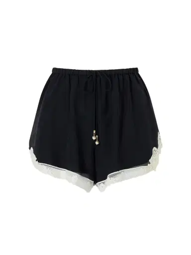 Zimmermann Roselight Lace-trimmed Cotton And Silk-blend Shorts | Thumbnail 1