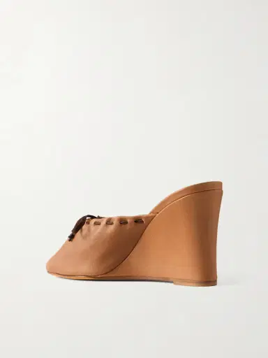Maryam Nassir Zadeh Ballet Leather Wedge Mules | Thumbnail 3 Maryam Nassir Zadeh Ballet Leather Wedge Mules | Thumbnail 3