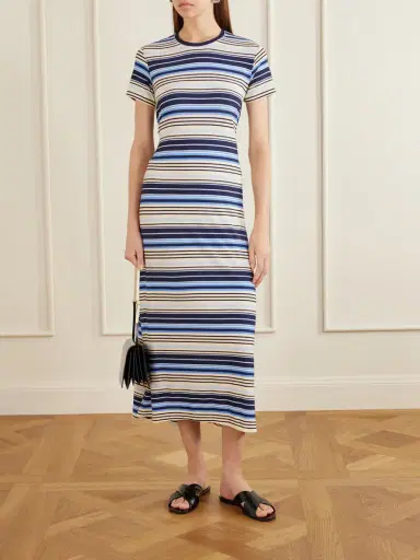Proenza Schouler White Label Noelle Striped Jersey Maxi Dress | Thumbnail 2