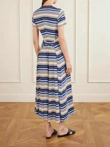Proenza Schouler White Label Noelle Striped Jersey Maxi Dress | Thumbnail 3