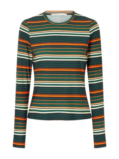 Proenza Schouler White Label Mae Striped Stretch-jersey T-shirt | Thumbnail 1