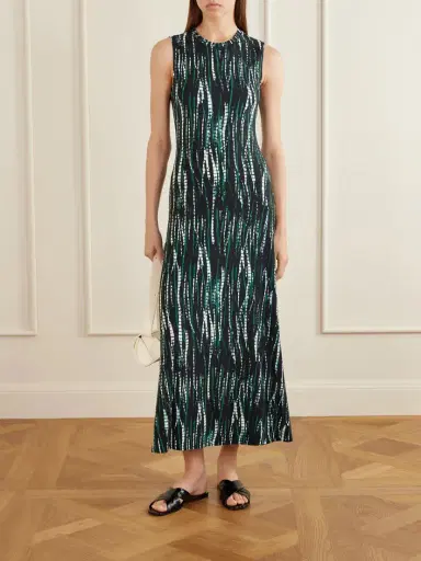 Proenza Schouler White Label Jordyn Printed Jersey Midi Dress | Thumbnail 2