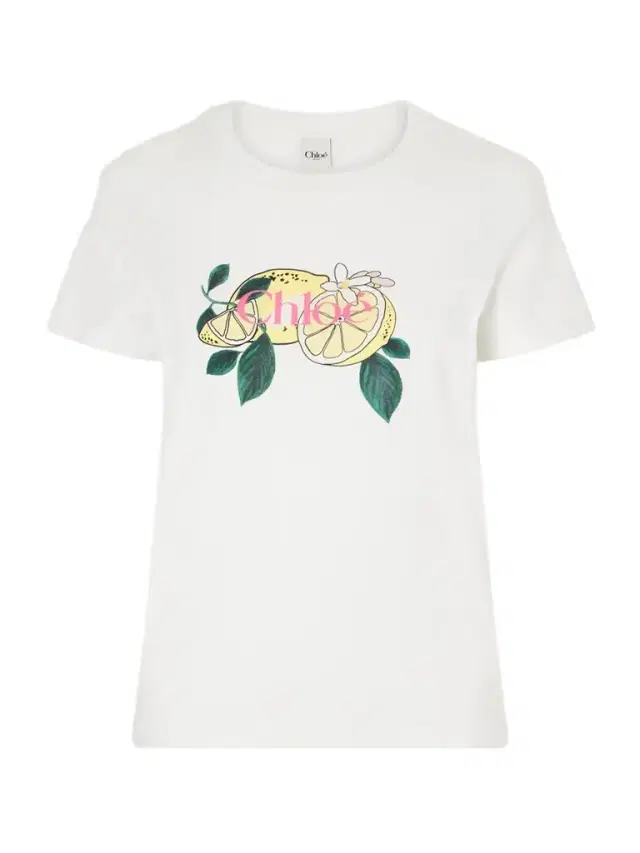 Chloé Printed Cotton-jersey T-shirt