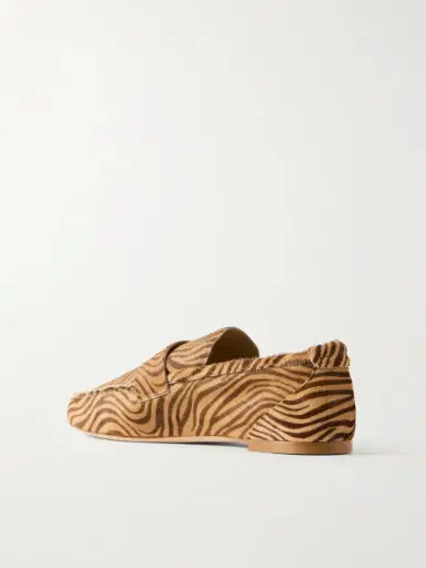 Jamie Haller Zebra-print Calf Hair Penny Loafers | Thumbnail 3 Jamie Haller Zebra-print Calf Hair Penny Loafers | Thumbnail 3