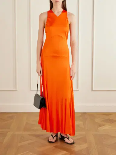 Proenza Schouler Naia Satin-jersey Maxi Dress | Thumbnail 2 Proenza Schouler Naia Satin-jersey Maxi Dress | Thumbnail 2