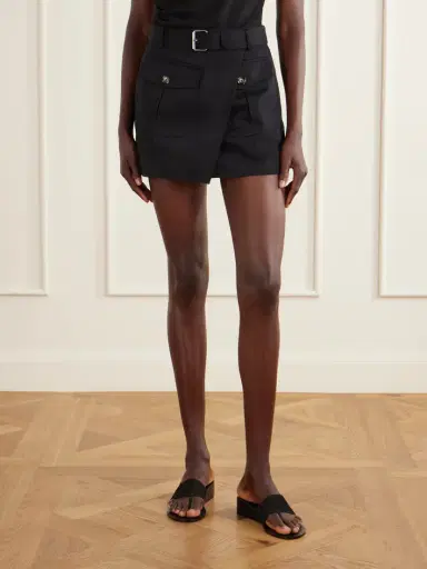 Proenza Schouler Bruni Belted Cotton-drill Shorts | Thumbnail 3 Proenza Schouler Bruni Belted Cotton-drill Shorts | Thumbnail 3