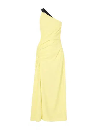 Proenza Schouler Sirena One-shoulder Gathered Crepe Maxi Dress | Thumbnail 1