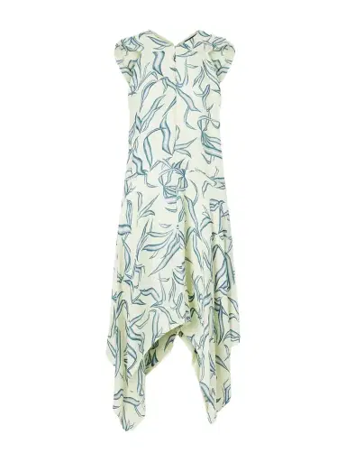 Proenza Schouler Sybella Printed Linen And Silk-blend Maxi Dress | Thumbnail 1 Proenza Schouler Sybella Printed Linen And Silk-blend Maxi Dress | Thumbnail 1