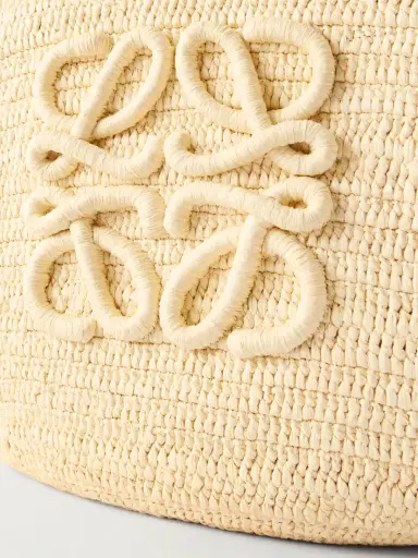 Loewe + Paula's Ibiza Eclipse Basket Medium Leather-trimmed Raffia Tote | Thumbnail 5 Loewe + Paula's Ibiza Eclipse Basket Medium Leather-trimmed Raffia Tote | Thumbnail 5