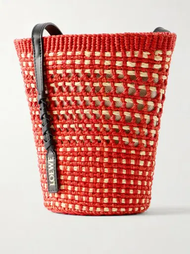 Loewe + Paula's Ibiza Braid Leather-trimmed Raffia Shoulder Bag | Thumbnail 4 Loewe + Paula's Ibiza Braid Leather-trimmed Raffia Shoulder Bag | Thumbnail 4