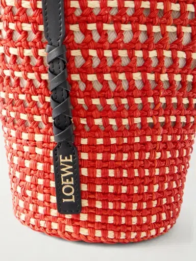 Loewe + Paula's Ibiza Braid Leather-trimmed Raffia Shoulder Bag | Thumbnail 5 Loewe + Paula's Ibiza Braid Leather-trimmed Raffia Shoulder Bag | Thumbnail 5