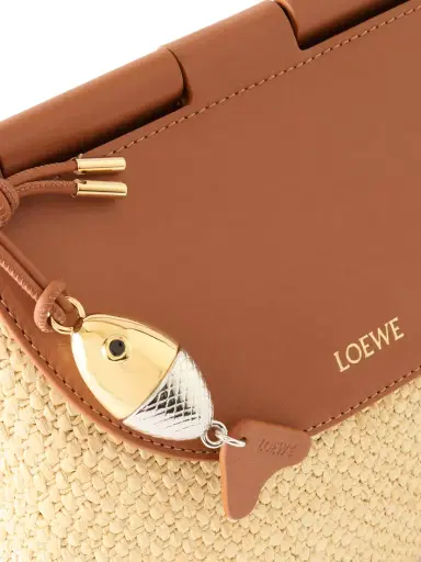 Loewe + Paula's Ibiza Pescador Medium Embellished Leather-trimmed Raffia Shoulder Bag | Thumbnail 5 Loewe + Paula's Ibiza Pescador Medium Embellished Leather-trimmed Raffia Shoulder Bag | Thumbnail 5