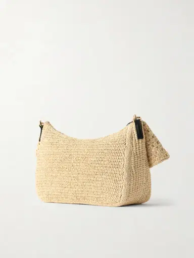 Loewe + Paula's Ibiza Ola Medium Embellished Raffia Shoulder Bag | Thumbnail 4 Loewe + Paula's Ibiza Ola Medium Embellished Raffia Shoulder Bag | Thumbnail 4