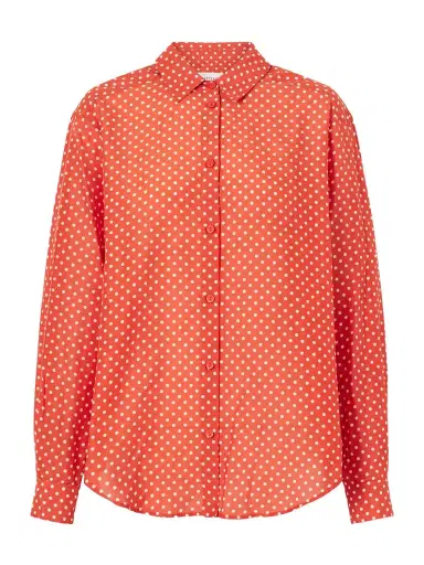 Matteau Polka Dots Organic Cotton Blend Shirt | Thumbnail 1 Matteau Polka Dots Organic Cotton Blend Shirt | Thumbnail 1