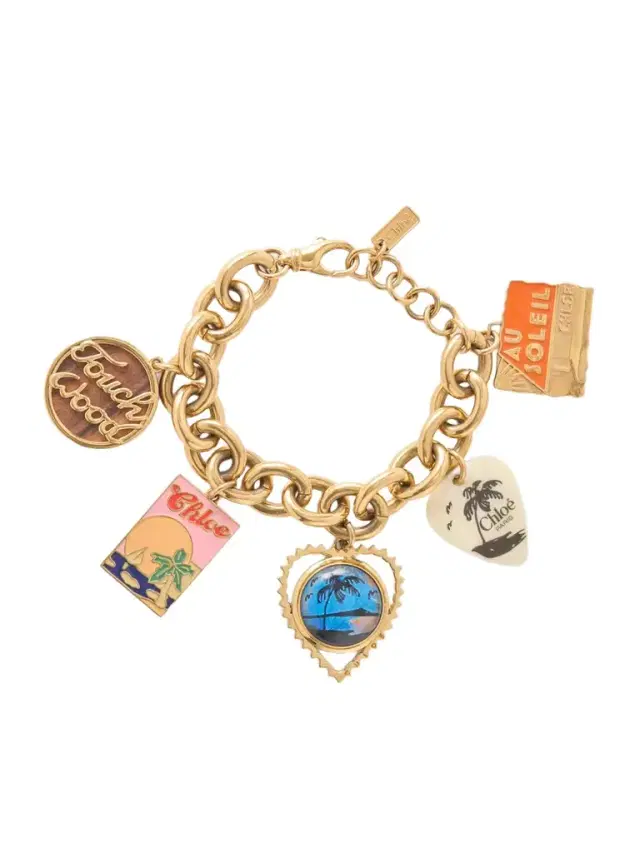 Gold-tone Enamel Bracelet