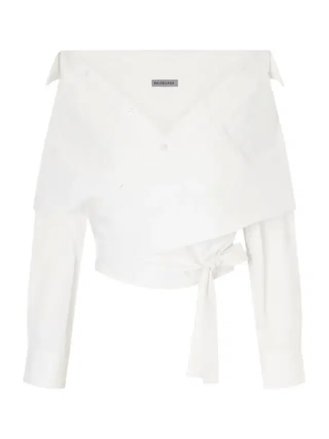 Off-the-shoulder Cotton Poplin Blouse Off-the-shoulder Cotton Poplin Blouse