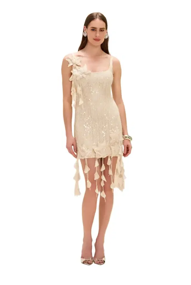 PatBo IARA CROCHET MINI DRESS