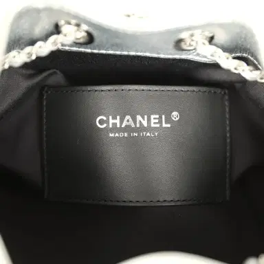 Chanel Chanel Mini 25 Hobo Bag Metallic Silver Caviar Silver Hardware | Thumbnail 9 Chanel Chanel Mini 25 Hobo Bag Metallic Silver Caviar Silver Hardware | Thumbnail 9