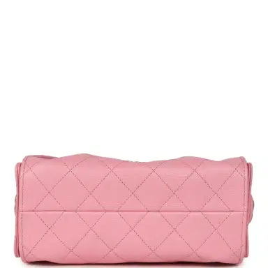 Chanel Chanel Mini 25 Hobo Bag Pink Caviar Antique Gold Hardware | Thumbnail 6 Chanel Chanel Mini 25 Hobo Bag Pink Caviar Antique Gold Hardware | Thumbnail 6