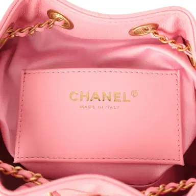 Chanel Chanel Mini 25 Hobo Bag Pink Caviar Antique Gold Hardware | Thumbnail 9 Chanel Chanel Mini 25 Hobo Bag Pink Caviar Antique Gold Hardware | Thumbnail 9