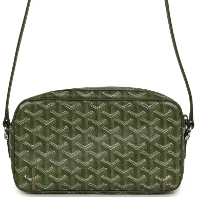 goyard Goyard Goyardine Khaki Cap Vert PM Bag Palladium Hardware | Thumbnail 4
