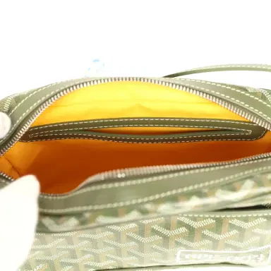 goyard Goyard Goyardine Khaki Cap Vert PM Bag Palladium Hardware | Thumbnail 9