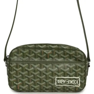 goyard Goyard Goyardine Khaki Cap Vert PM Bag Palladium Hardware | Thumbnail 1