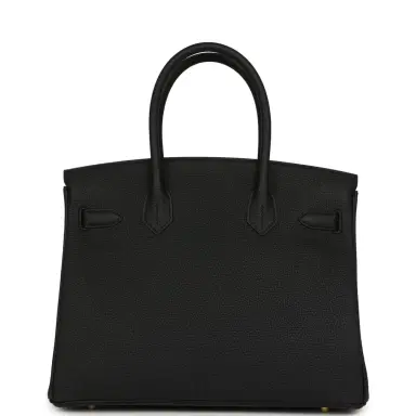HERMÈS Hermes Birkin 30 Black Togo Permabrass Hardware | Thumbnail 4 HERMÈS Hermes Birkin 30 Black Togo Permabrass Hardware | Thumbnail 4