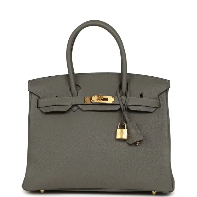 hermes Hermes Birkin 30 Gris Meyer Togo Gold Hardware