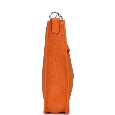 HERMÈS Hermes Evelyne TPM Orange Clemence Palladium Hardware | Thumbnail 3 HERMÈS Hermes Evelyne TPM Orange Clemence Palladium Hardware | Thumbnail 3