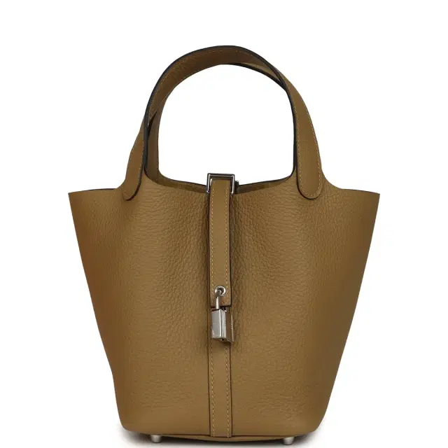 hermes Hermes Picotin Lock 18 Dune Clemence Palladium Hardware