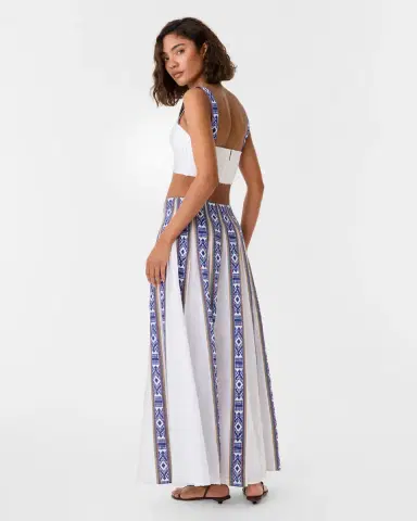Emporio Sirenuse Aurelia Skirt in Blue Horizon Print | Thumbnail 10 Emporio Sirenuse Aurelia Skirt in Blue Horizon Print | Thumbnail 10
