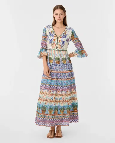 Emporio Sirenuse Bella Dress in Chimera Print | Thumbnail 2