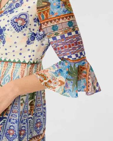 Emporio Sirenuse Bella Dress in Chimera Print | Thumbnail 3