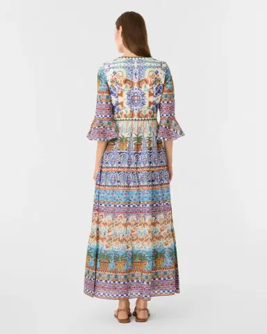 Emporio Sirenuse Bella Dress in Chimera Print | Thumbnail 4
