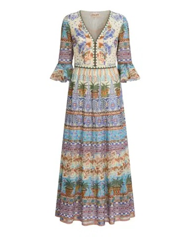 Emporio Sirenuse Bella Dress in Chimera Print | Thumbnail 1