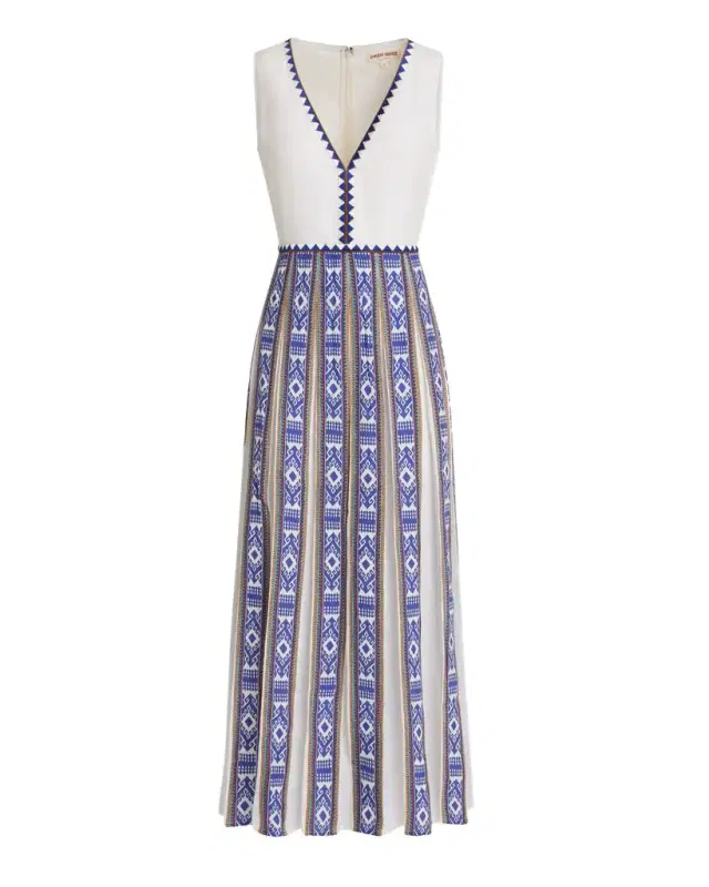 Emporio Sirenuse Cinzia Dress in Blue Horizon Print