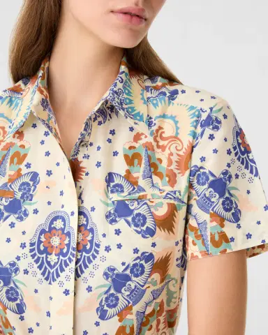 Emporio Sirenuse Giselle Dress in Chimera Print | Thumbnail 3 Emporio Sirenuse Giselle Dress in Chimera Print | Thumbnail 3