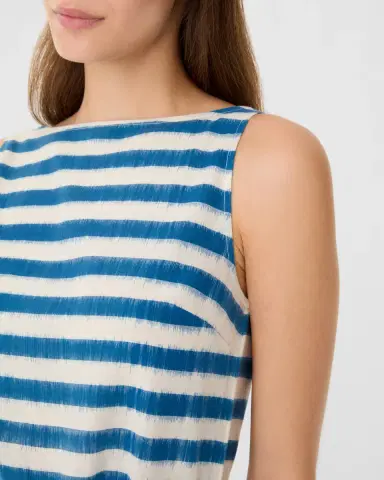 Emporio Sirenuse Kimi Dress in Ikat Stripes | Thumbnail 2 Emporio Sirenuse Kimi Dress in Ikat Stripes | Thumbnail 2