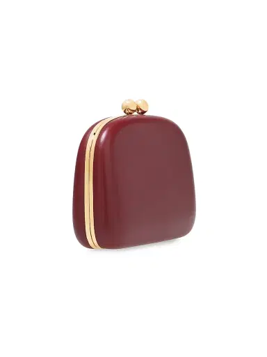 Carolina Herrera Women's Vega Leather Clutch | Thumbnail 2