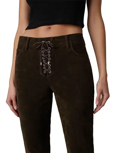 Joe's Jeans Women's X WeWoreWhat The Ralph Suede Bootcut Jeans - Dark Chocolate - Size 34 | Thumbnail 6 Joe's Jeans Women's X WeWoreWhat The Ralph Suede Bootcut Jeans - Dark Chocolate - Size 34 | Thumbnail 6