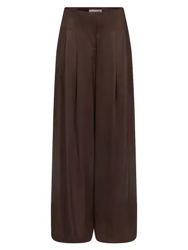 TWP Women's Drew Pleated Silk-Blend Wide-Leg Pants | Thumbnail 1 TWP Women's Drew Pleated Silk-Blend Wide-Leg Pants | Thumbnail 1