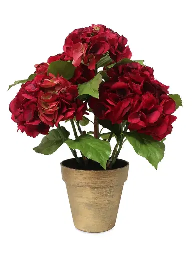 Winward Home Holiday Newness Potted Faux-Hydrangea Arrangement | Thumbnail 1 Winward Home Holiday Newness Potted Faux-Hydrangea Arrangement | Thumbnail 1