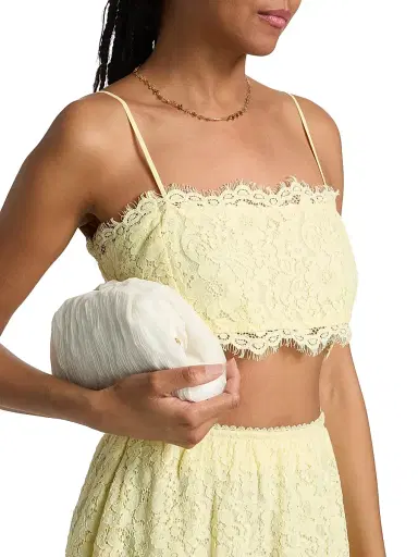 Cami NYC Women's Sofie Lace Crop Camisole - Buttercup | Thumbnail 6 Cami NYC Women's Sofie Lace Crop Camisole - Buttercup | Thumbnail 6