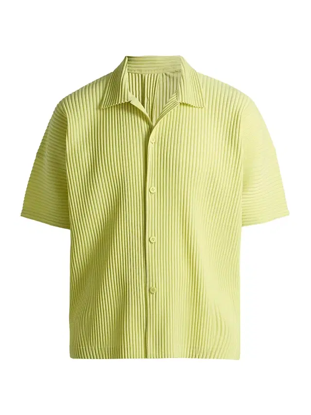 Homme Plissé Issey Miyake Men's Monthly Colors: May Knit Shirt - Black