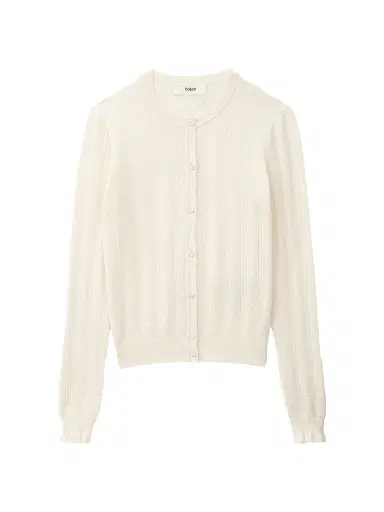 Ba&sh Women's Viviana Pointelle-Knit Cardigan | Thumbnail 1 Ba&sh Women's Viviana Pointelle-Knit Cardigan | Thumbnail 1